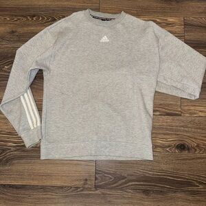 Adidas Light Gray Sweatshirt